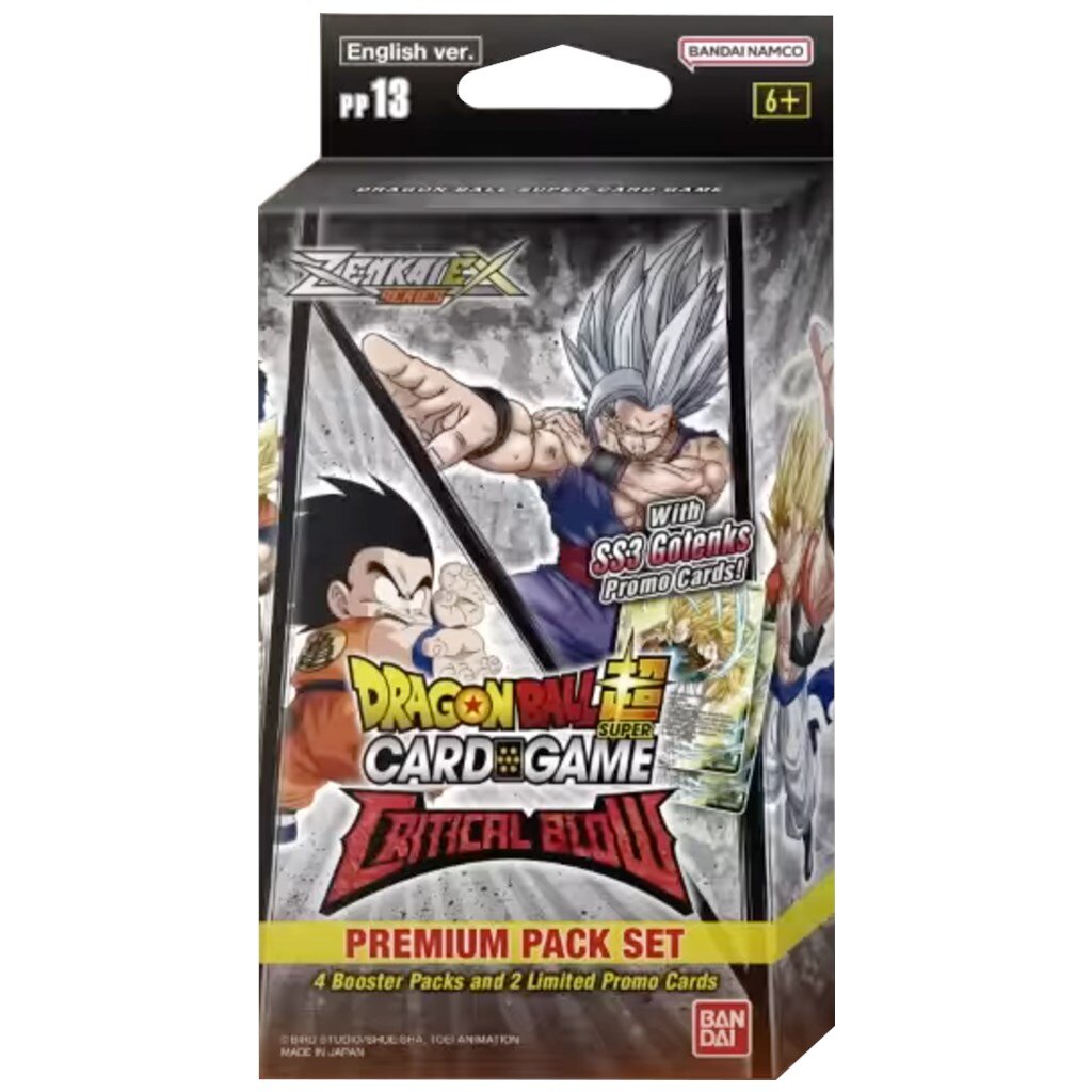 Dragon Ball Super Critical Blow Premium Pack Set