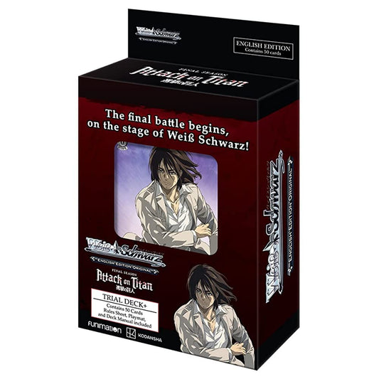 Weiss Schwarz Attack On Titan Final Season Trial Deck