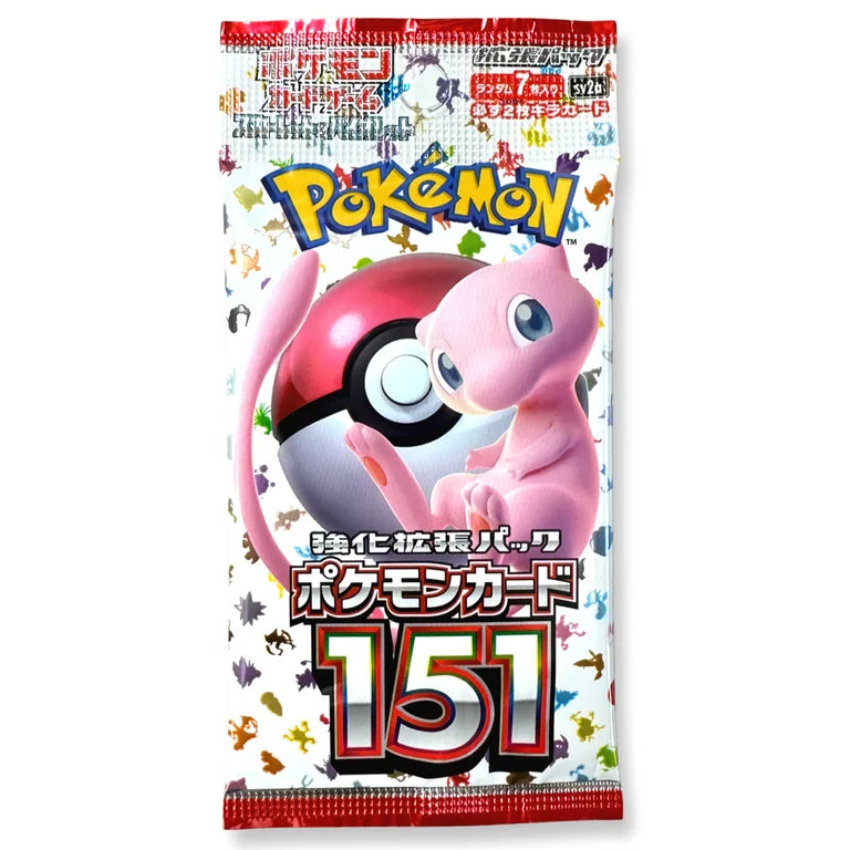 Japanese Pokemon 151 Loose Booster Pack
