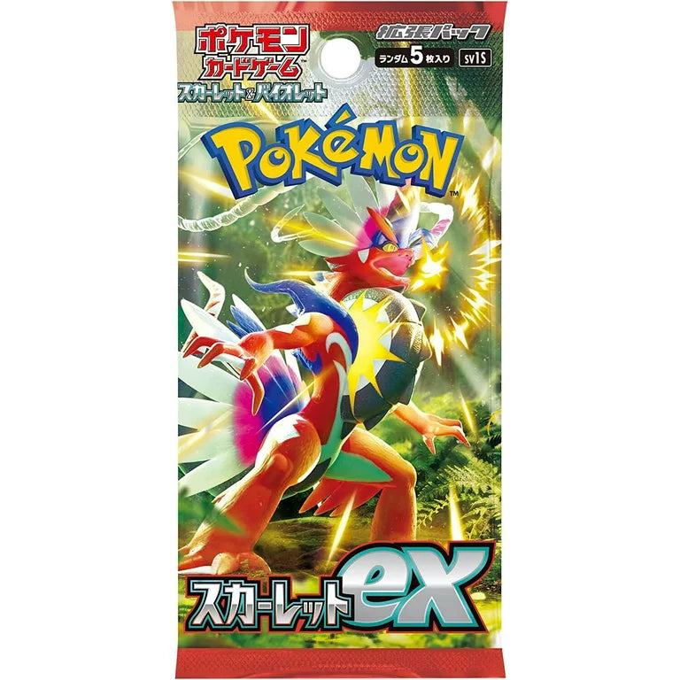 Japanese Pokemon Scarlet EX Booster (sv1S)