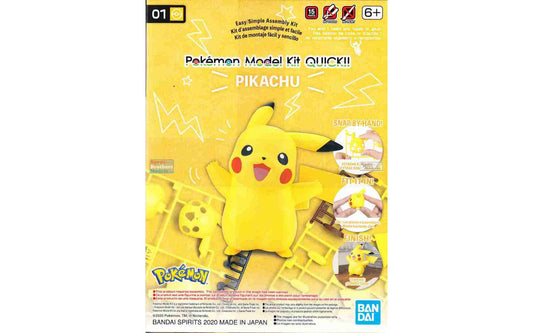 Bandai Hobby Pokemon Model Kit Quick!! 01 Pikachu