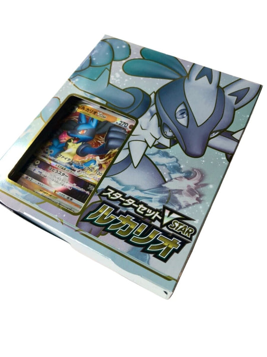 Japanese Pokemon VSTAR Lucario Starter Set