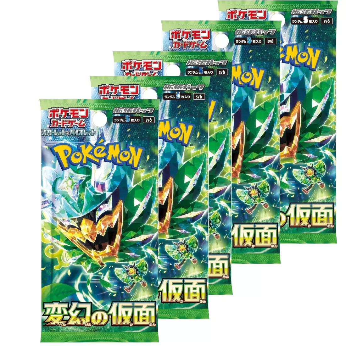 Japanese Pokemon Mask of Change Booster (sv6)